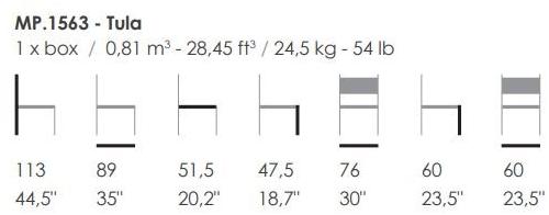 Fenabel Кресло из ткани с подголовником Tula Mp.1563+xb.2109 - Вид №3