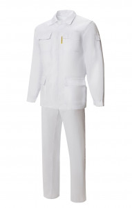 65514 Костюм "Эксперт-2" белый  Летняя спецодежда  размер 52-54/170-176