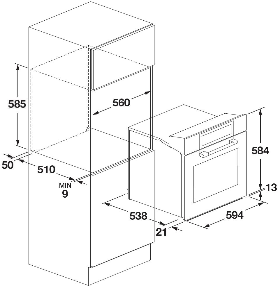Fulgor Milano Многофункциональная электрическая духовка класса а + Cluster concept sun-id-1414966 - Вид №1