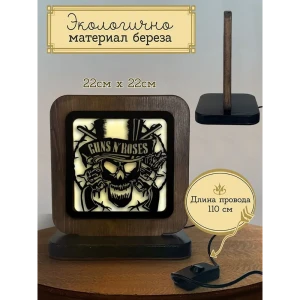91781016 Ночник светодиодный Бруталити Nlight-sm-ann-100323-0019 Arthur slim m музыка guns and roses - 9054 с выключателем STLM-0914362