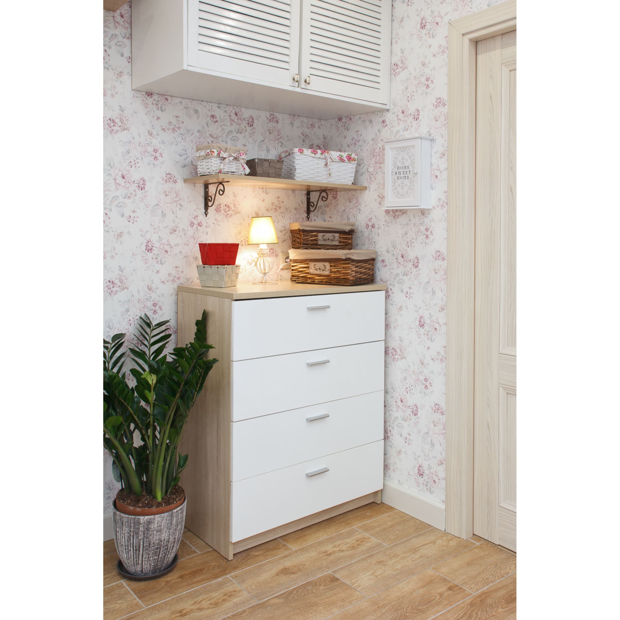 18592745 Каркас комода 99x80x44,3 см, 4 ящика, цвет дуб сонома Santreyd  - Вид №8