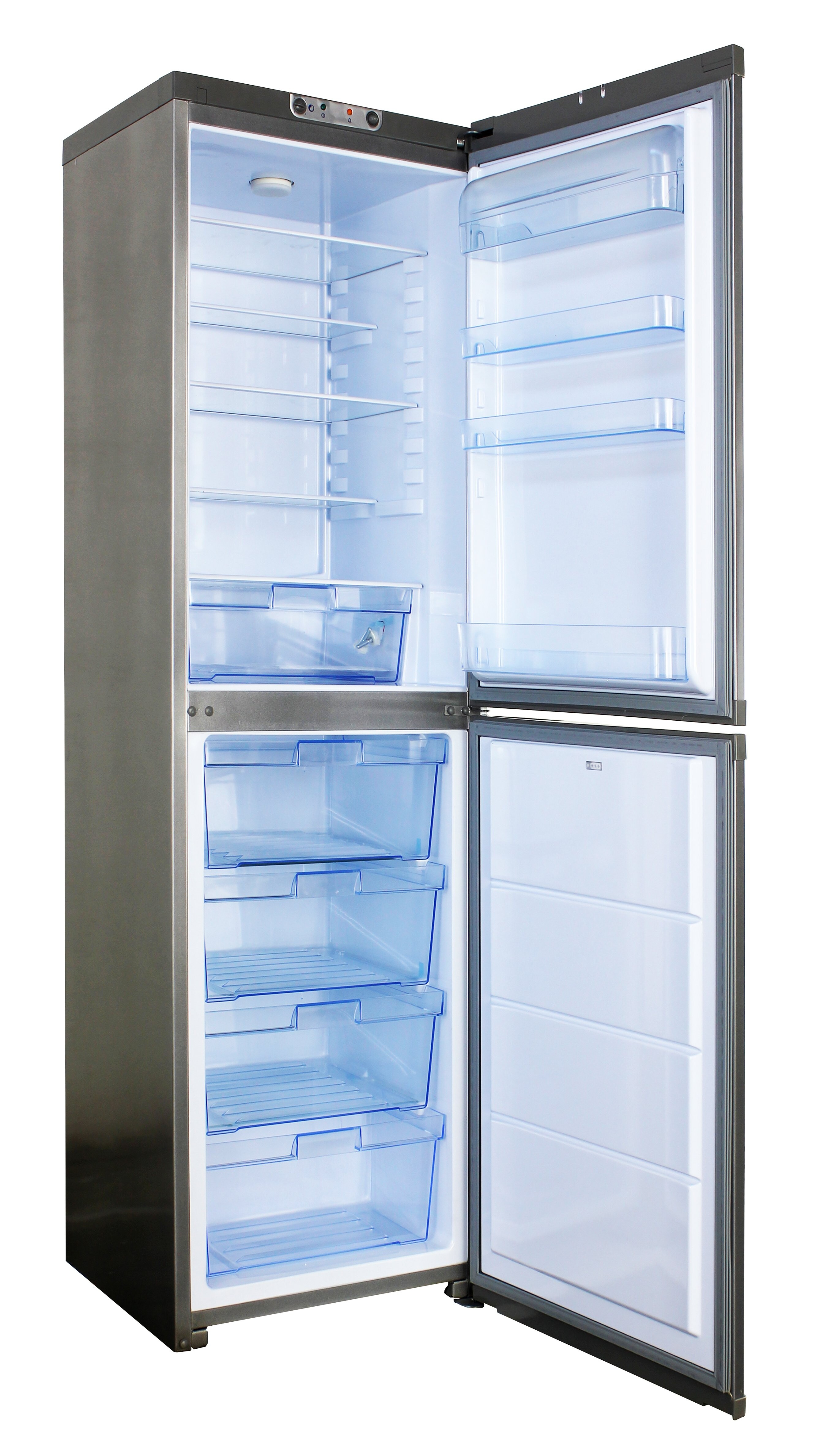 9017584 Холодильник с морозильником   ОРСК 176 MI серебристый STDN-0136174 - Вид №3