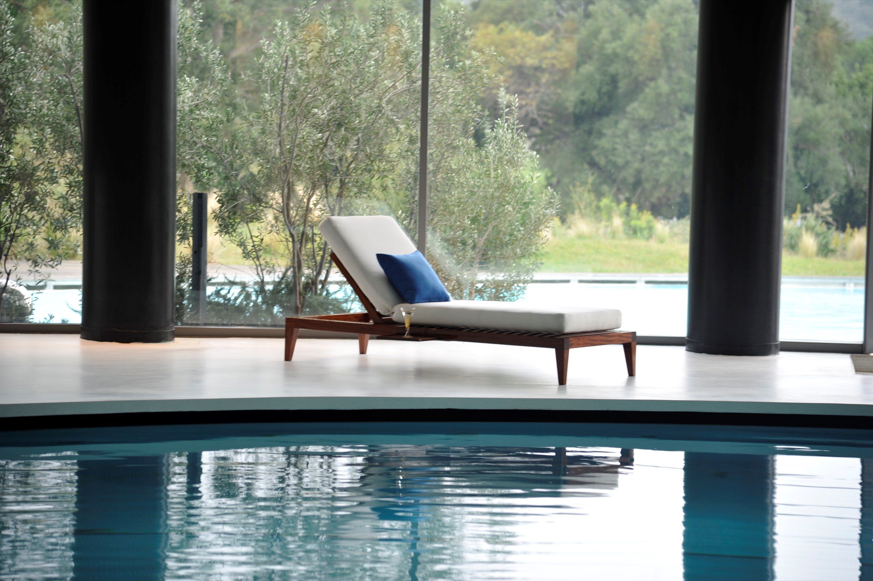 Садовая кровать из красного дерева и акриловой ткани Unopiù C'est la vie ARCH-00100166 - Вид №6