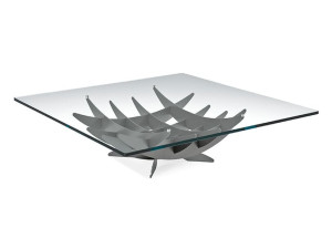 Низкий Хрустальный журнальный столик