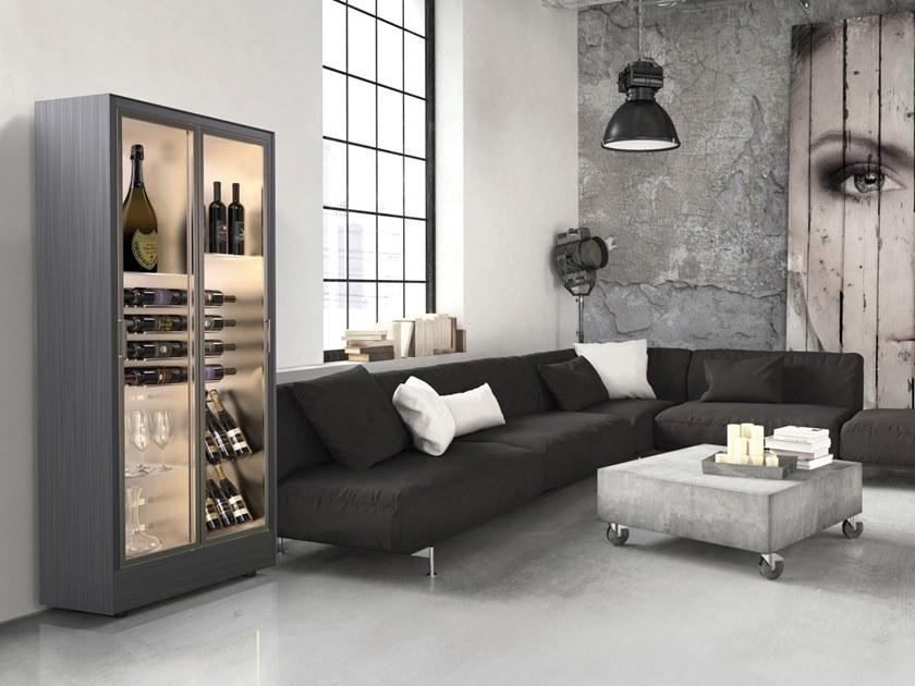 EXPO Алюминиевый винный шкаф со стеклянными дверцами Mod 10 Md-m12 / md-c12 - Вид №3