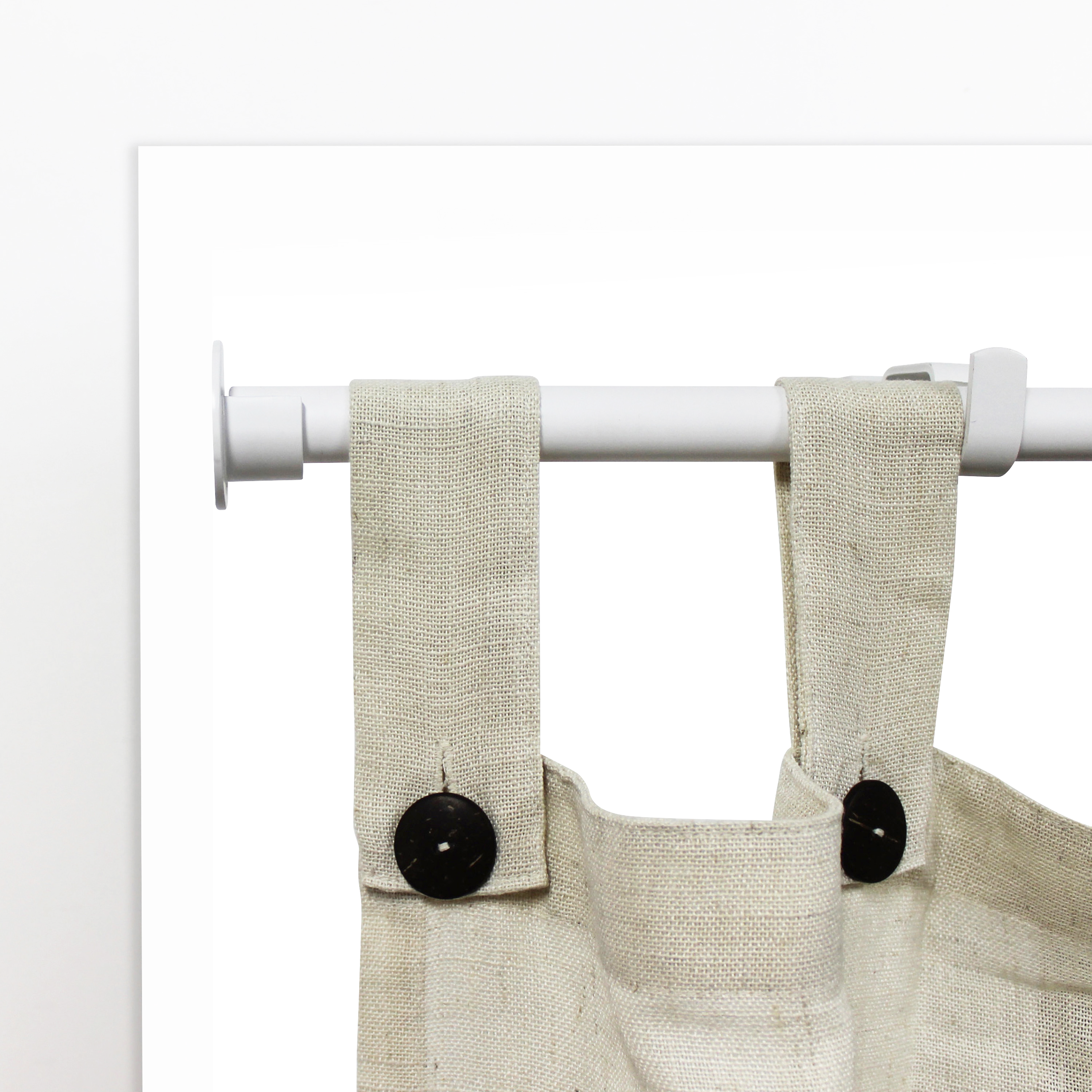 INSPIRE Торцевой держатель для карниза между стенами, белый матовый 82549682 STLM-0029557 - Вид №1