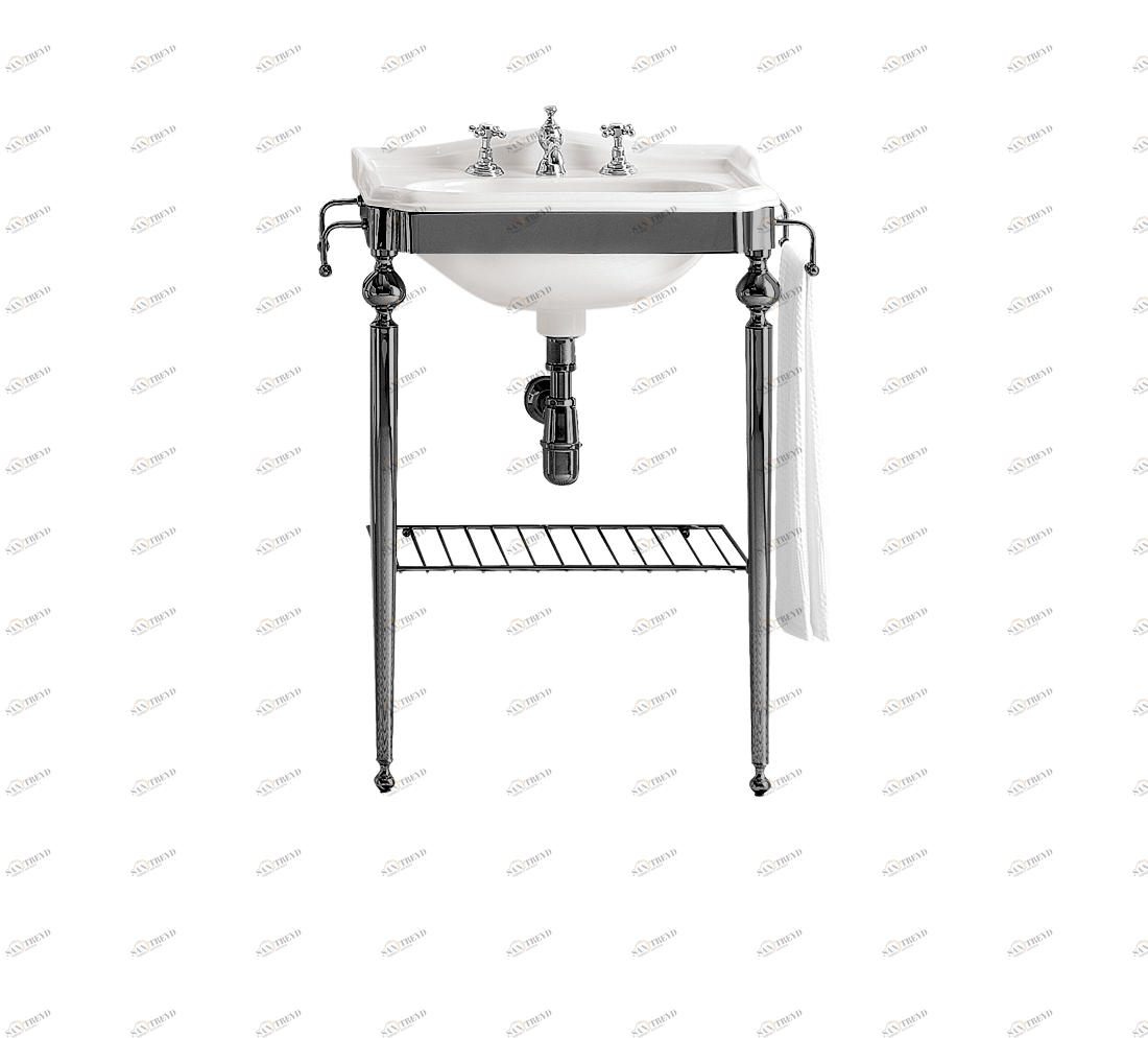 Gentry Home Большой бассейн Balasani Темный никель GH103249 