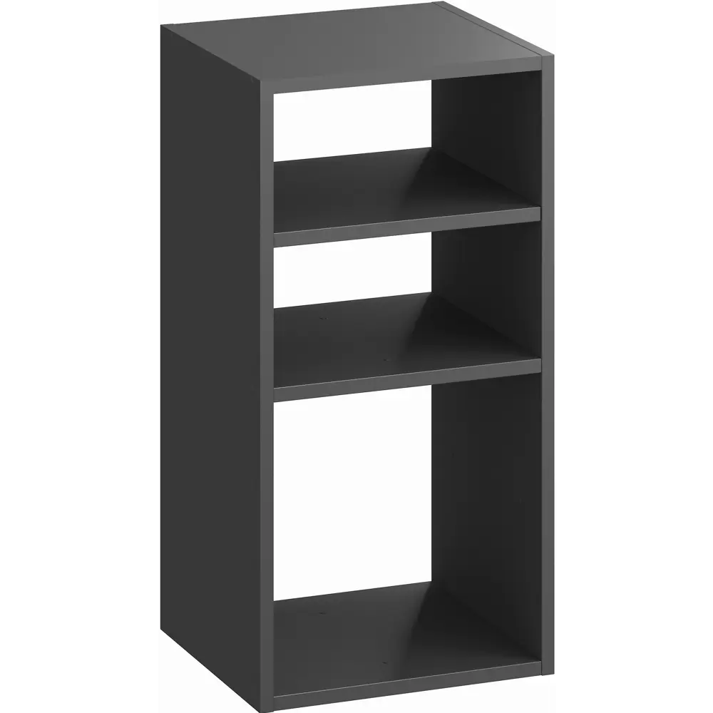 Полка для стеллажа SPACEO KUB 380x323 мм, ДСП, цвет графит 82037482 STLM-2152212  - Вид №2