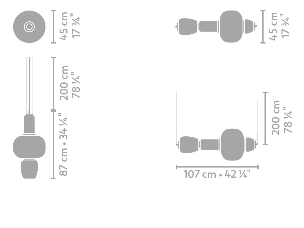 Выдувное стекло светодиодный подвесной светильник Linteloo Феникс ARCH-00007103 - Вид №1