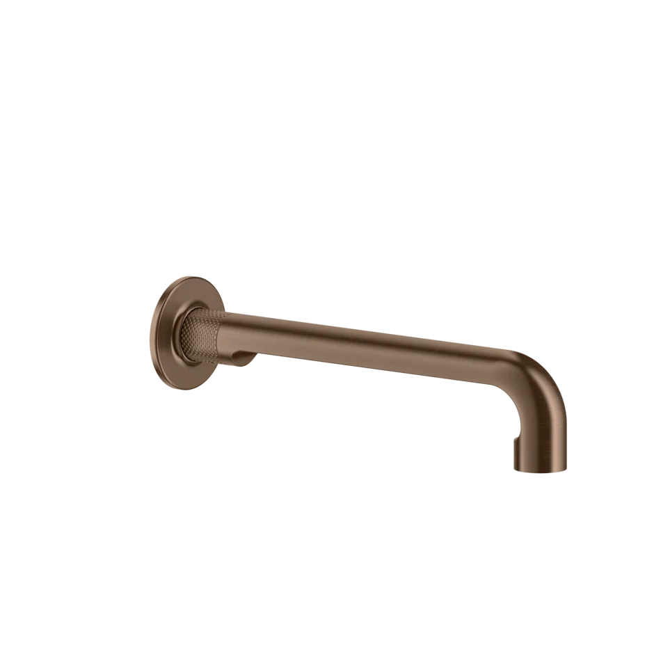Носик для умывальника 58101 708 Gessi Inciso МЕДНЫЙ МАТОВЫЙ PVD 58101708