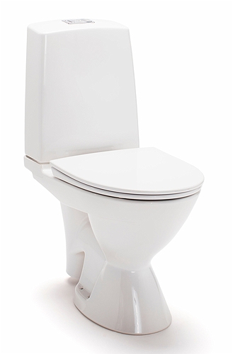 3726301201 Компакт унитаз с бачком Белый IDO Glow Швеция