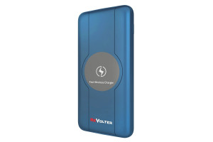 16463292 Внешний аккумулятор QI 10000 blue Revolter