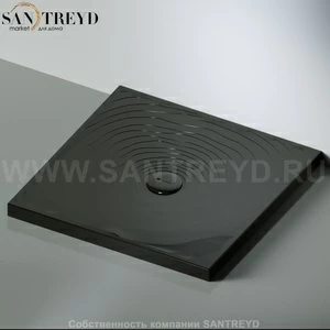 Flaminia WATER DROP Душевой поддон 100 см черный DR8010.9017
