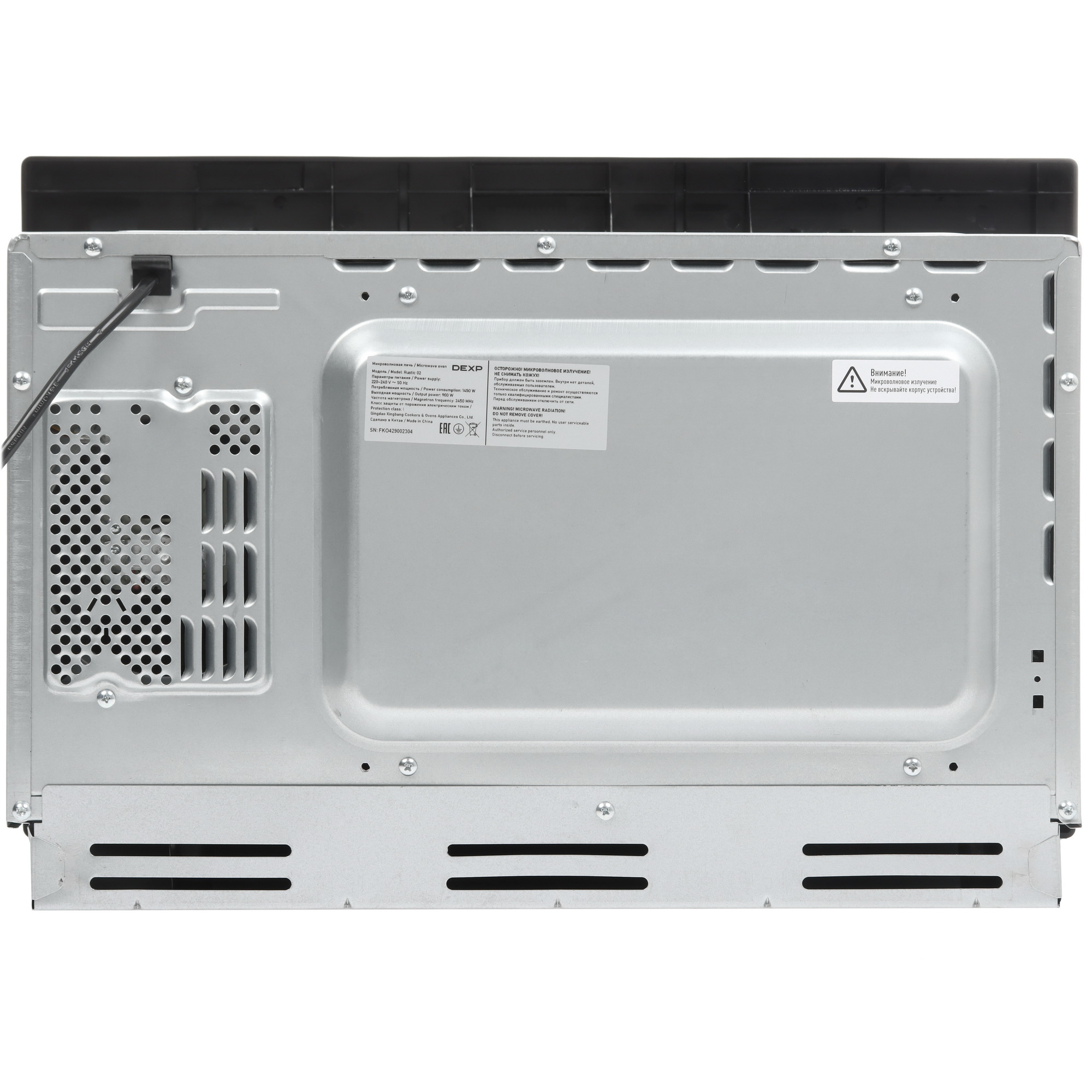 9134720 Встраиваемая микроволновая печь DEXP Rustic 02 черный STDN-0031889 - Вид №6