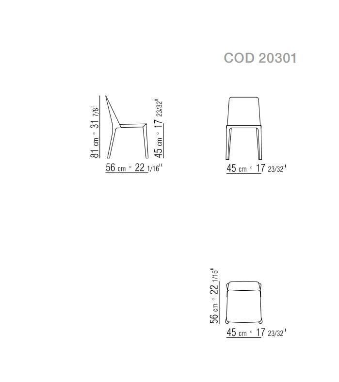 Кожаный стул Flexform ARCH-00050417 - Вид №6