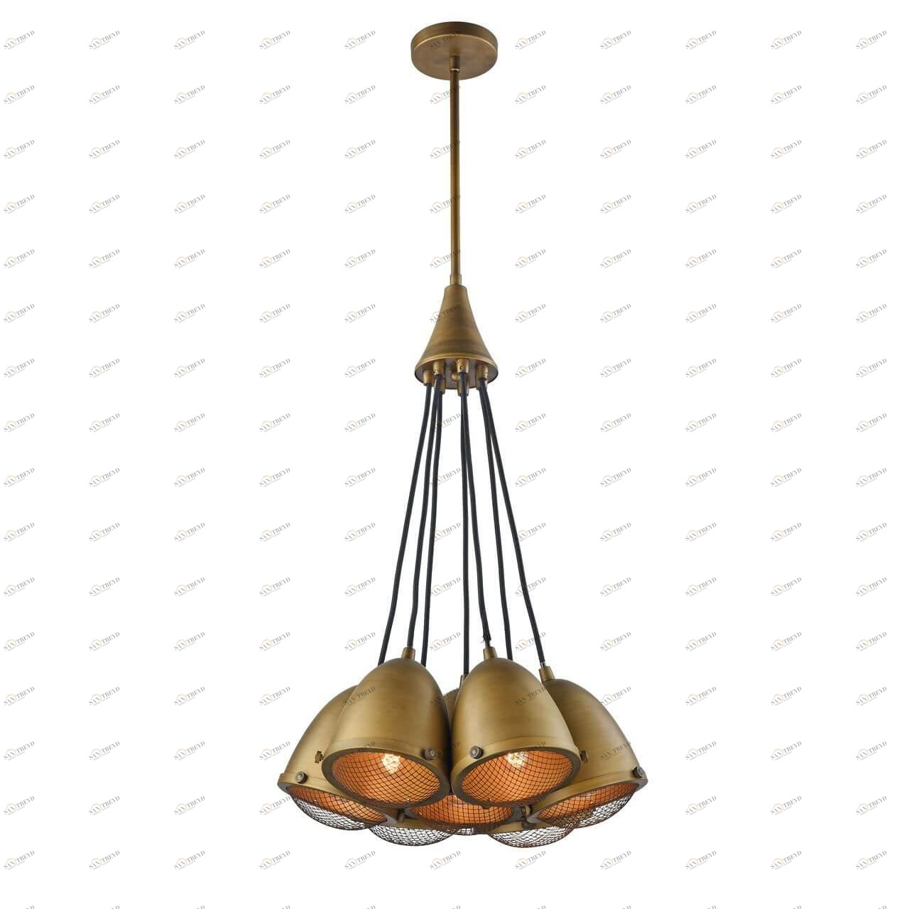 Подвесная люстра Favourite Pignatta 2088-7P FAVOURITE ДИЗАЙНЕРСКИЕ, PIGNATTA 137820 Коричневый 