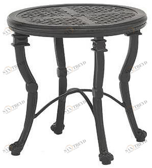 Oxley's Furniture Круглый алюминиевый садовый столик Luxor Lurct