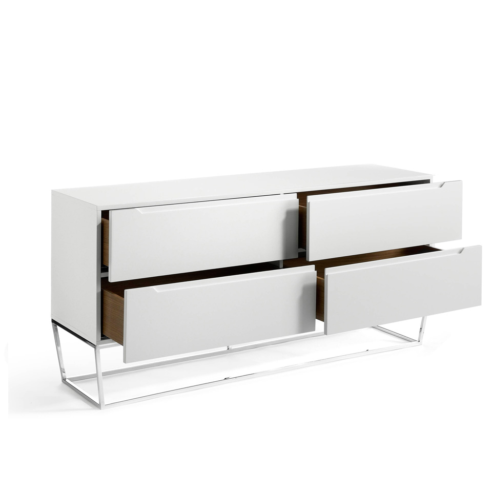 Комод белый с 4 ящиками CP1801-C-Blanco от Angel Cerda ANGEL CERDA ДИЗАЙНЕРСКИЕ 345639 Белый  - Вид №4