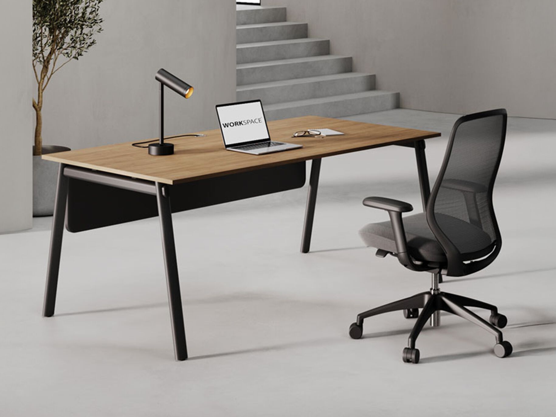 Рабочий стол из МДФ с ящиками WORKSPACE AVA ARCH-00095776