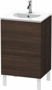 LC660405353 Тумбочка напольная L-Cube #LC6604 520 x 419 мм Каштан темный, декор