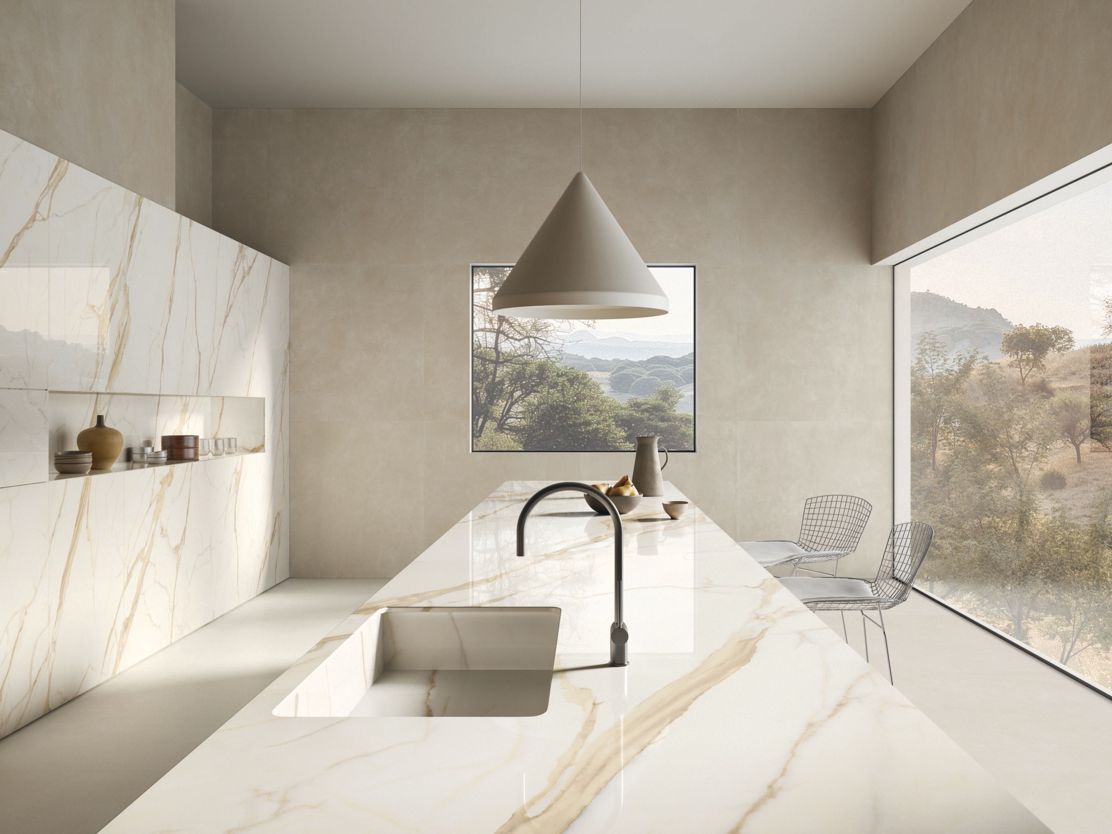 Пол / керамогранит с мраморным эффектом Italgraniti Marble Touch ARCH-00062183