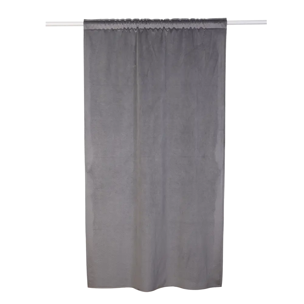 Штора на ленте Brinas 140x280 см цвет серый INSPIRE STLM-2197220