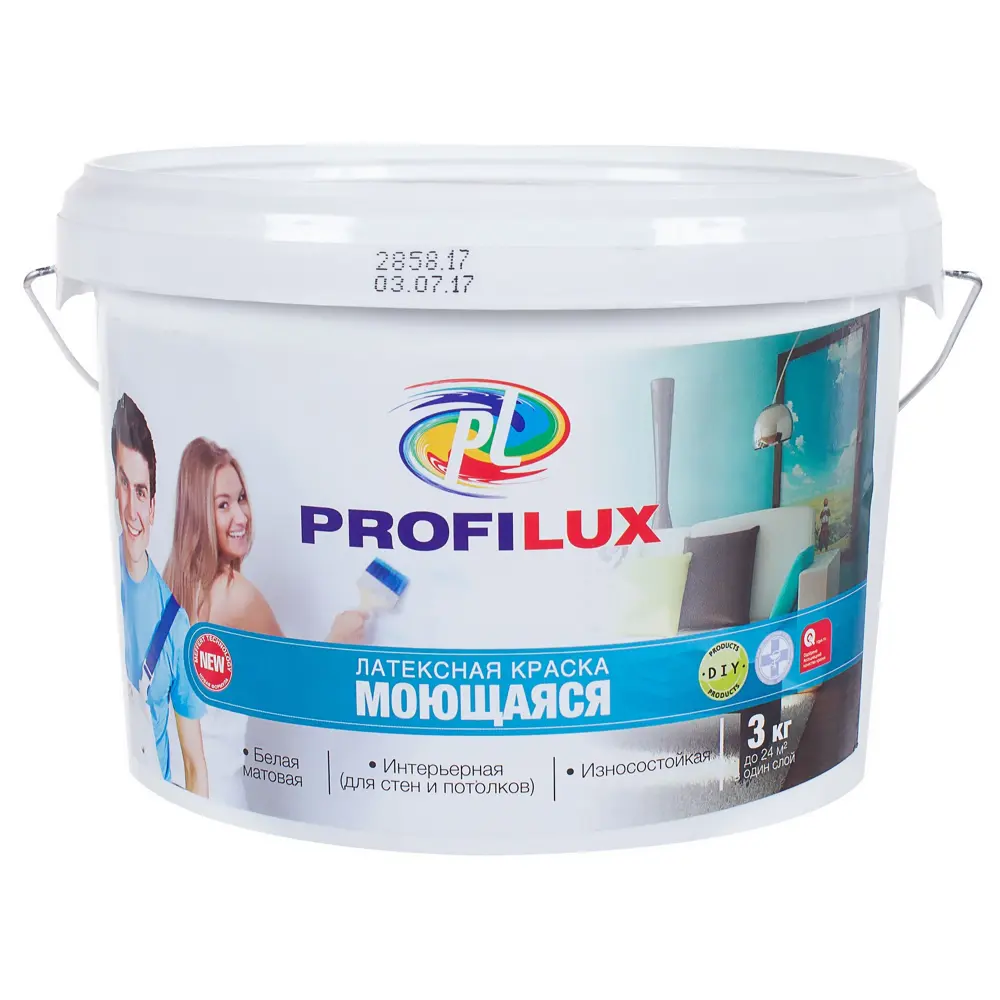 Краска латексная Profilux 3 кг STLM-2162598