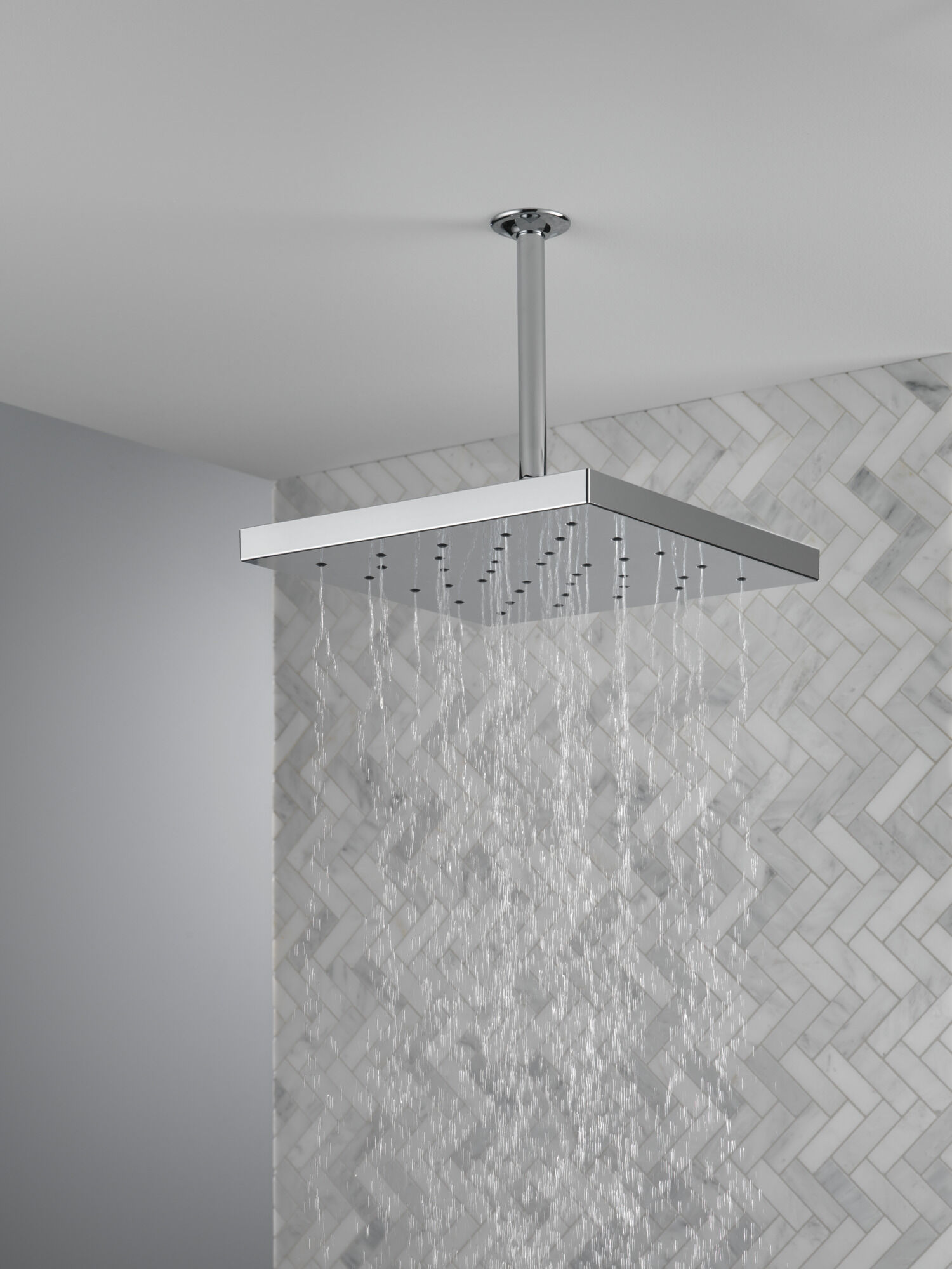 52161-CZ25 H2Okinetic® одинарная душевая лейка с UltraSoak ™ Delta Faucet Universal Showering Шампанское бронза  - Вид №4