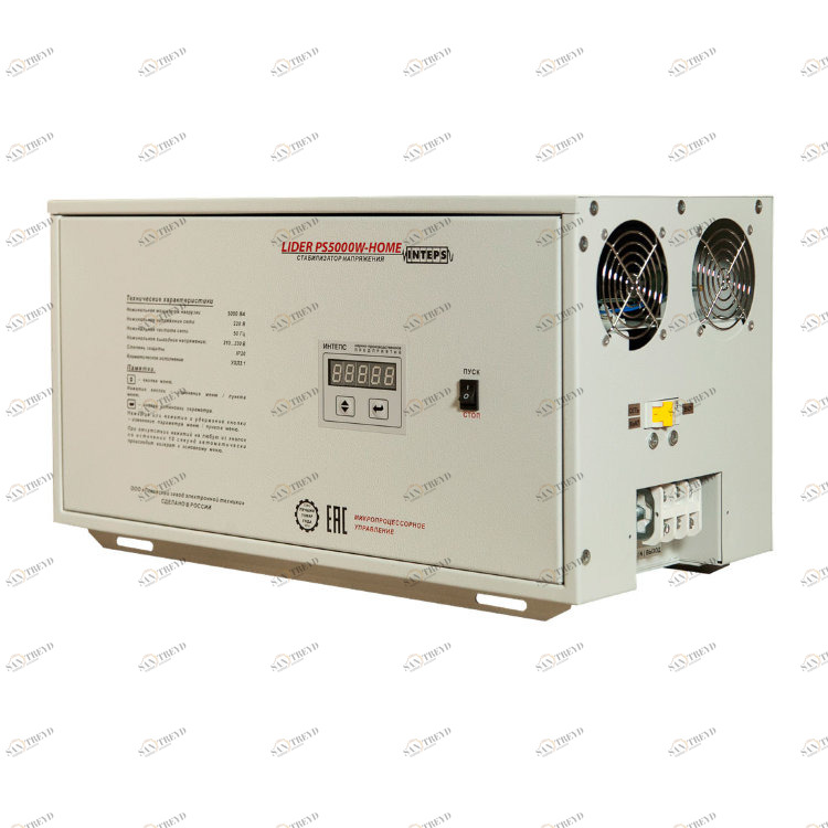 Стабилизатор напряжения LIDER PS 7500 W-HOME-30 sun-id-1032381