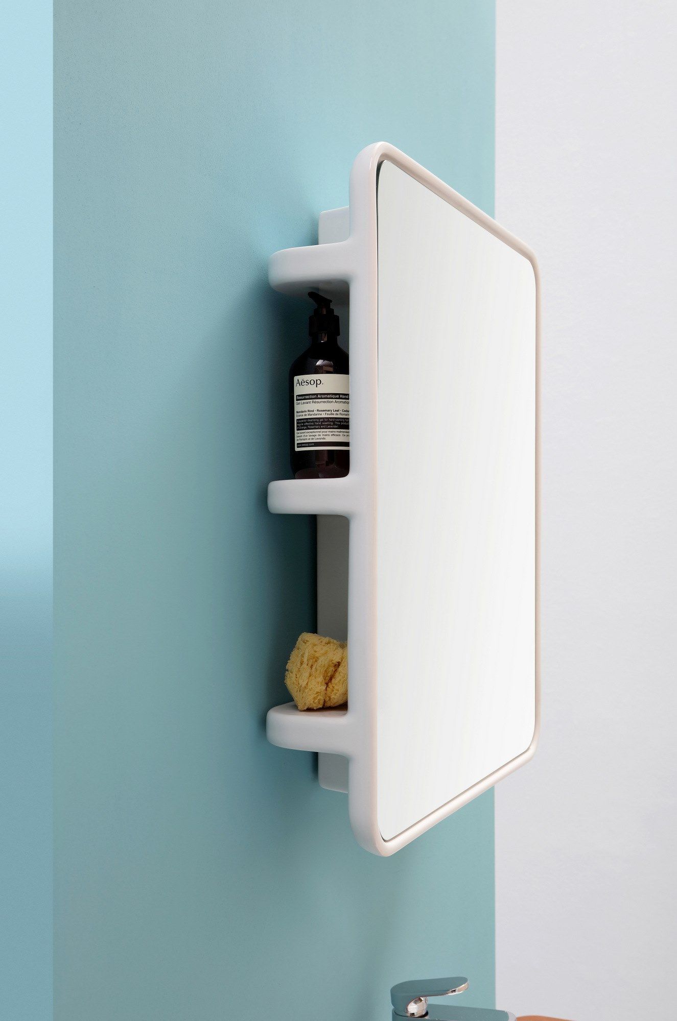 Прямоугольное керамическое зеркало с рамкой стены Azzurra Ceramica специальные предметы ARCH-00082600 - Вид №2