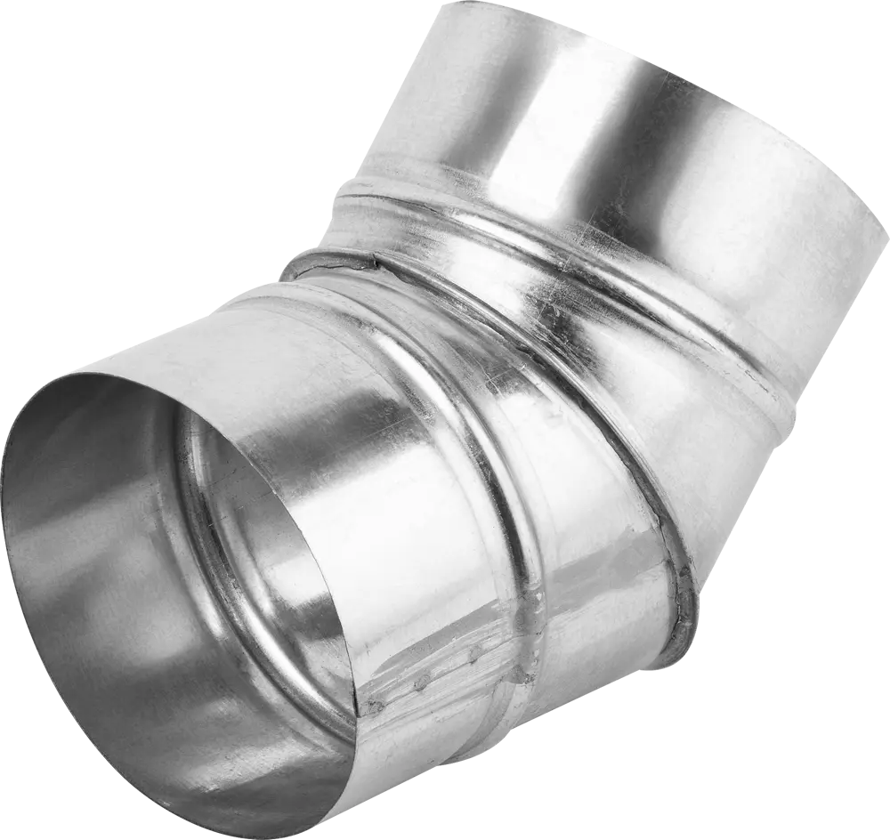ORE Отвод воздуховодный 45° металлический D125 мм для систем вентиляции 82509438