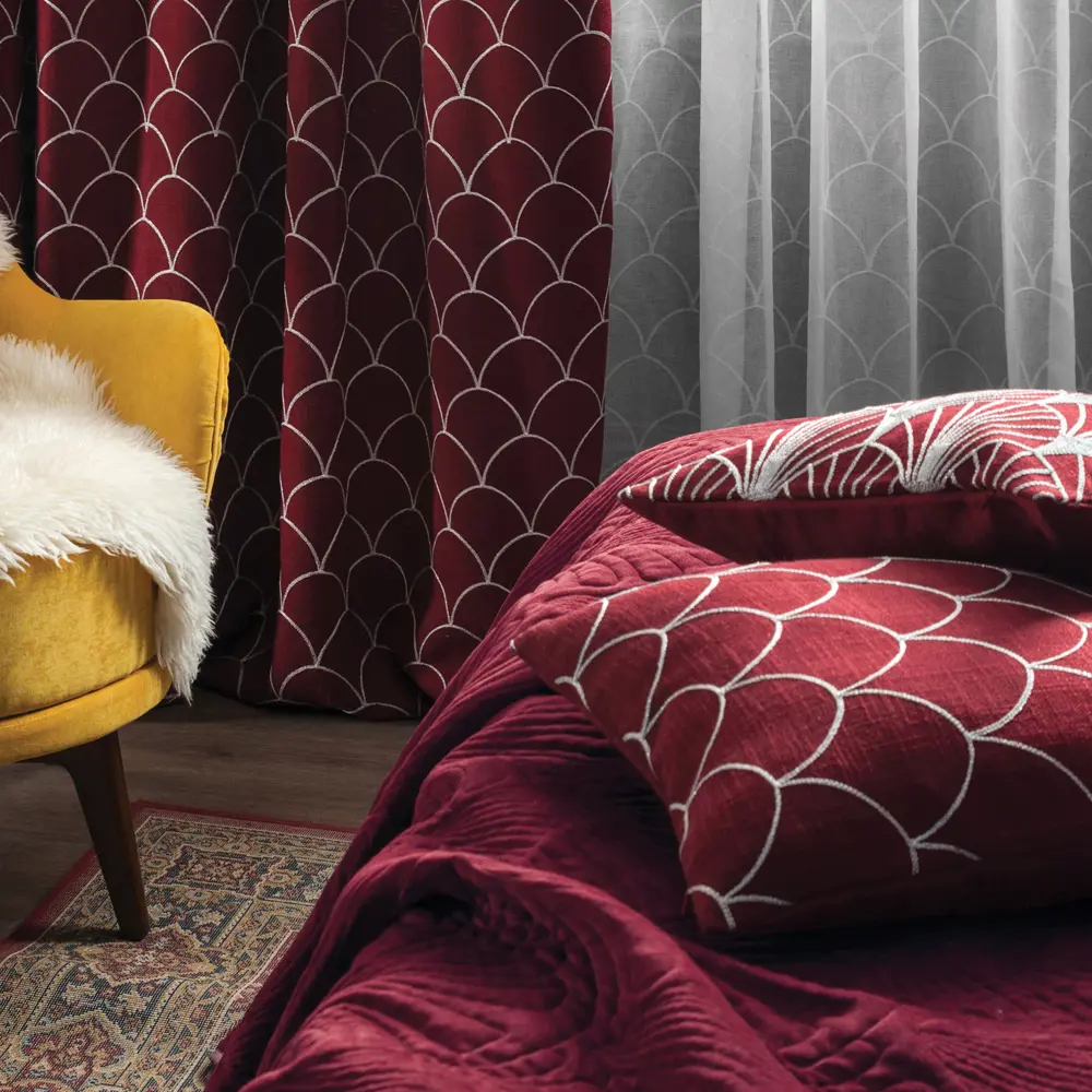 Подушка Great Gatsby 40х40 см цвет красный WESS STLM-2004714 - Вид №8