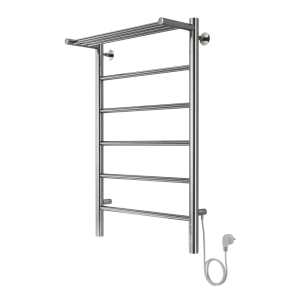 Equation Электрический полотенцесушитель с полкой 500х800 мм - стильная лесенка для ванной 89352320