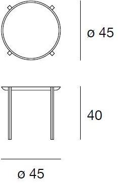 Pacini & Cappellini Круглый журнальный столик с подносом  5388  - Вид №3