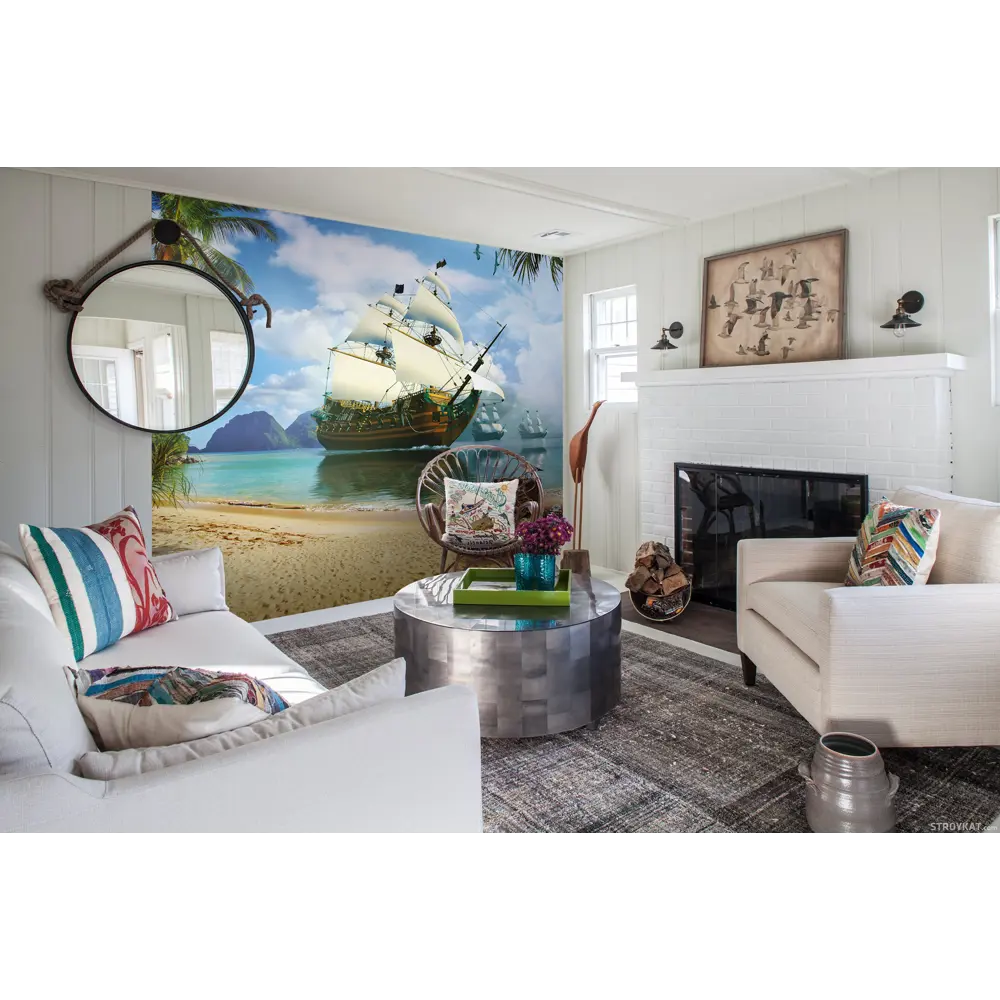 Фотообои 3D Flizart «Пиратская гавань», флизелиновые, 300x280 см FBRUSH STLM-2030247 - Вид №2