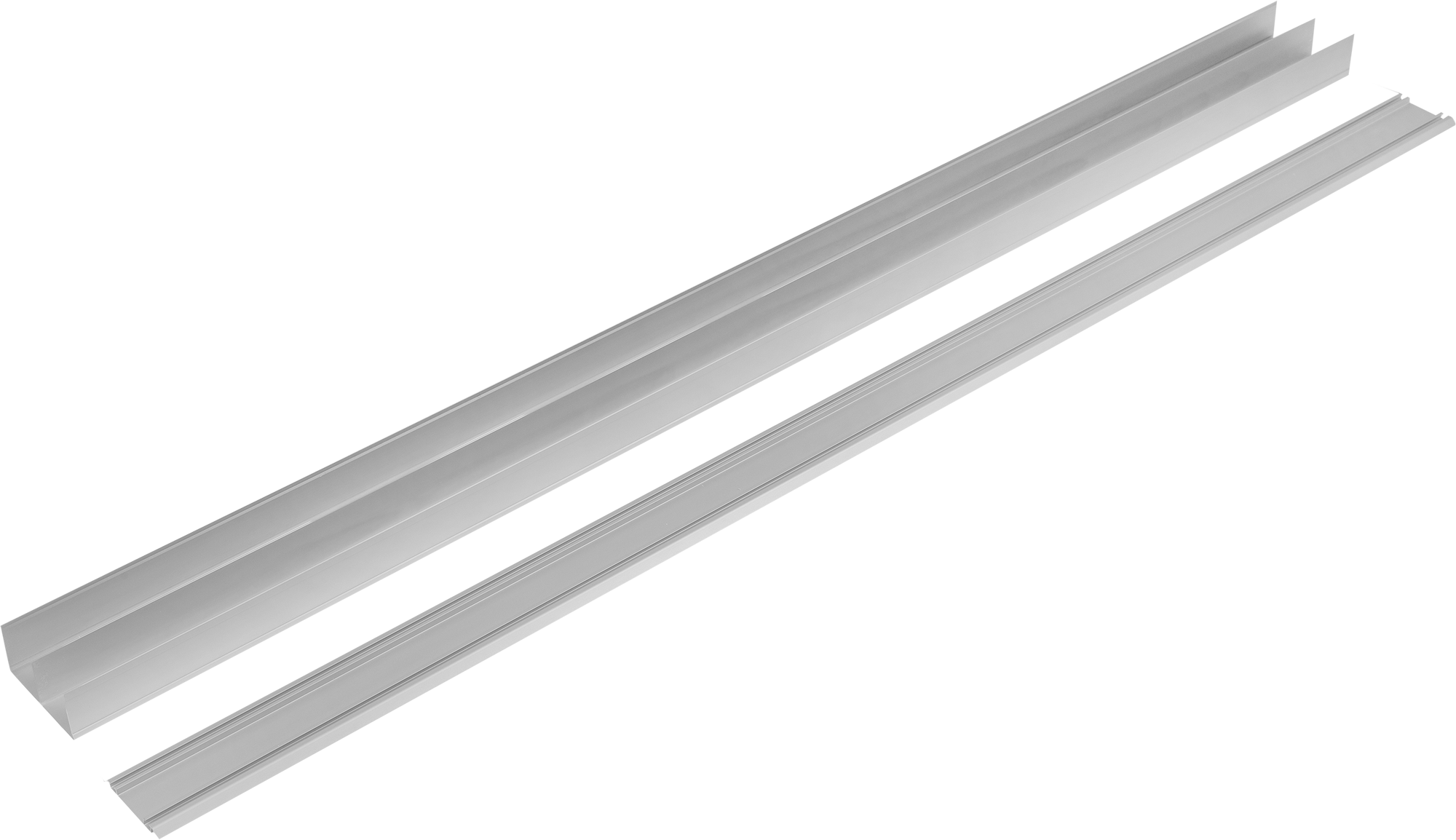 SPACEO Направляющие для дверей-купе 118,3 см матовое серебро 82109757 STLM-0019227 - Вид №1