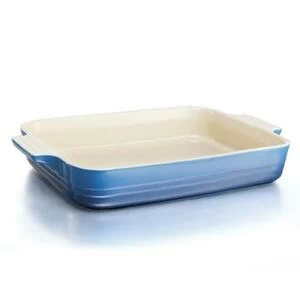 Блюдо прямоугольное Le Creuset, каменная керамика, 26х17 см, голубое