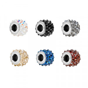 180901 Бусина стеклянная Crystal AB 11.5 мм 2 шт в тубе кристалл Сваровски