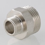 VTr.580.N.0807 Фитинг резьбовой – ниппель переходной Valtec 1 1/2" х 1 1/4"  - Вид №3