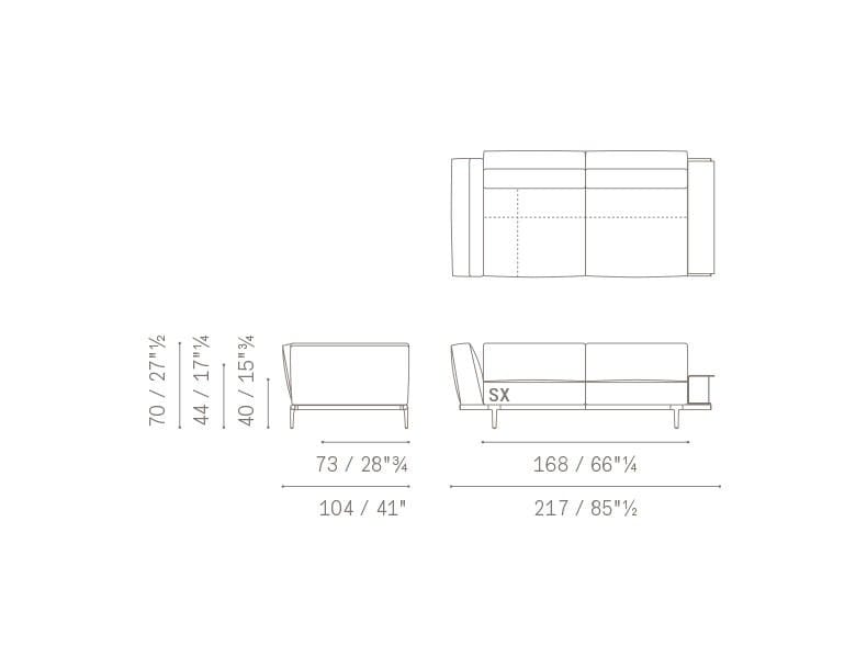 Ткань диван Poltrona Frau коллекция-диваны и кресла ARCH-00009449 - Вид №22