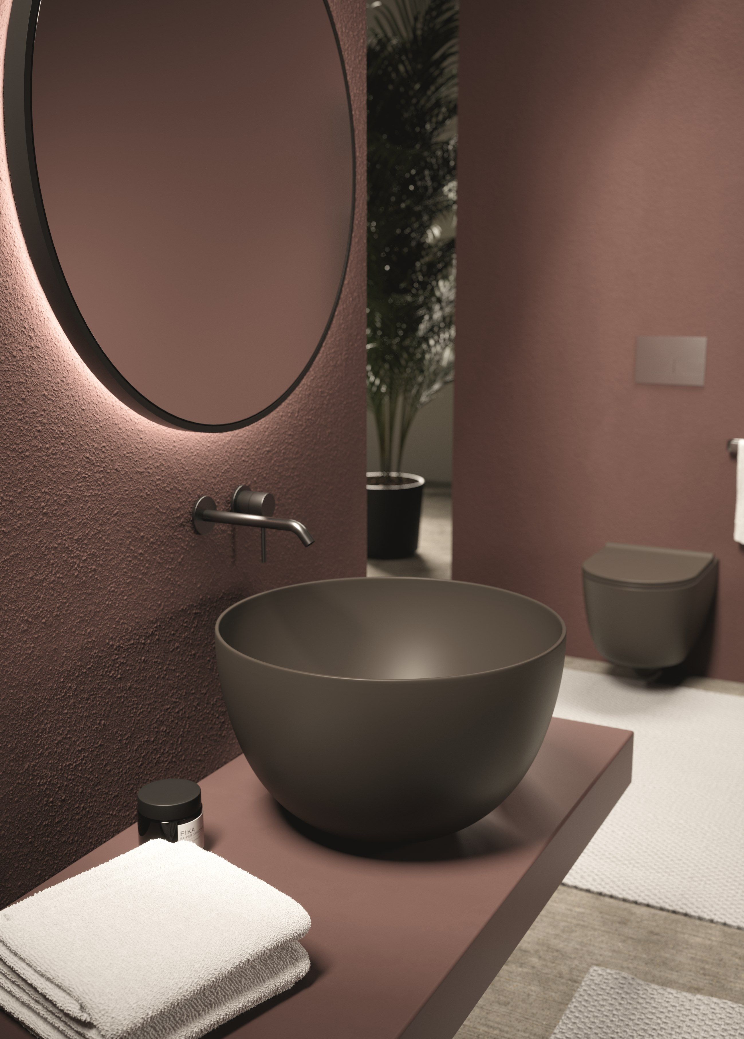 Керамическая круглая столешница Alice Ceramica уникальная ARCH-00034230 - Вид №5