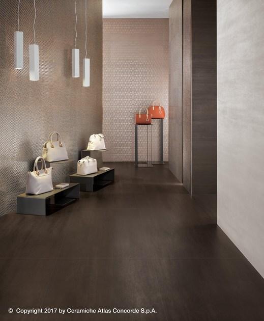 Atlas Concorde Пол из керамогранита с эффектом бетона и металла Mek sun-id-1401076 - Вид №9