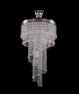 Каскадная люстра Bohemia Ivele 8311/30-50/Ni BOHEMIA IVELE ДИЗАЙНЕРСКИЕ 076117 Прозрачный