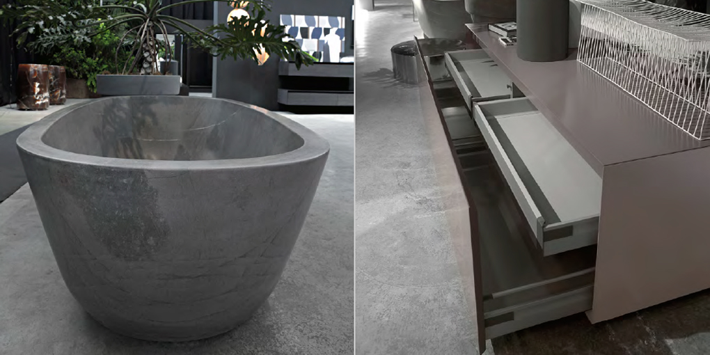 Комплект мебели №36 180 см Antonio Lupi PANTA REI Antoniolupi 36PANTAREI - Вид №1