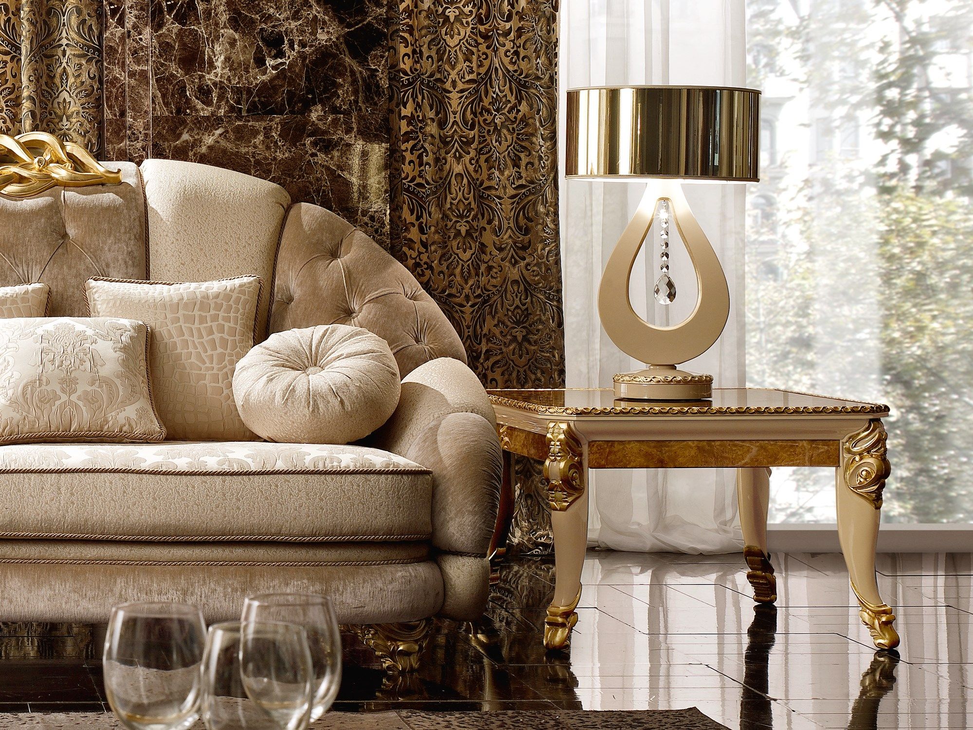 Классический стиль квадратный журнальный столик A.R. Arredamenti ARCH-00016771