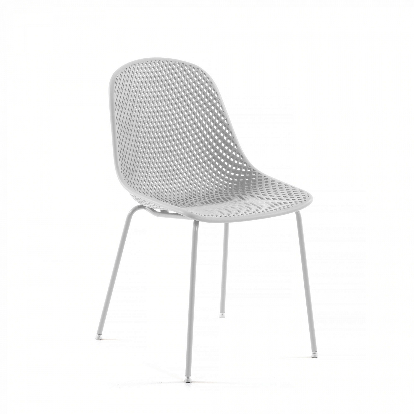 070442 Стул белый La Forma Quinby 