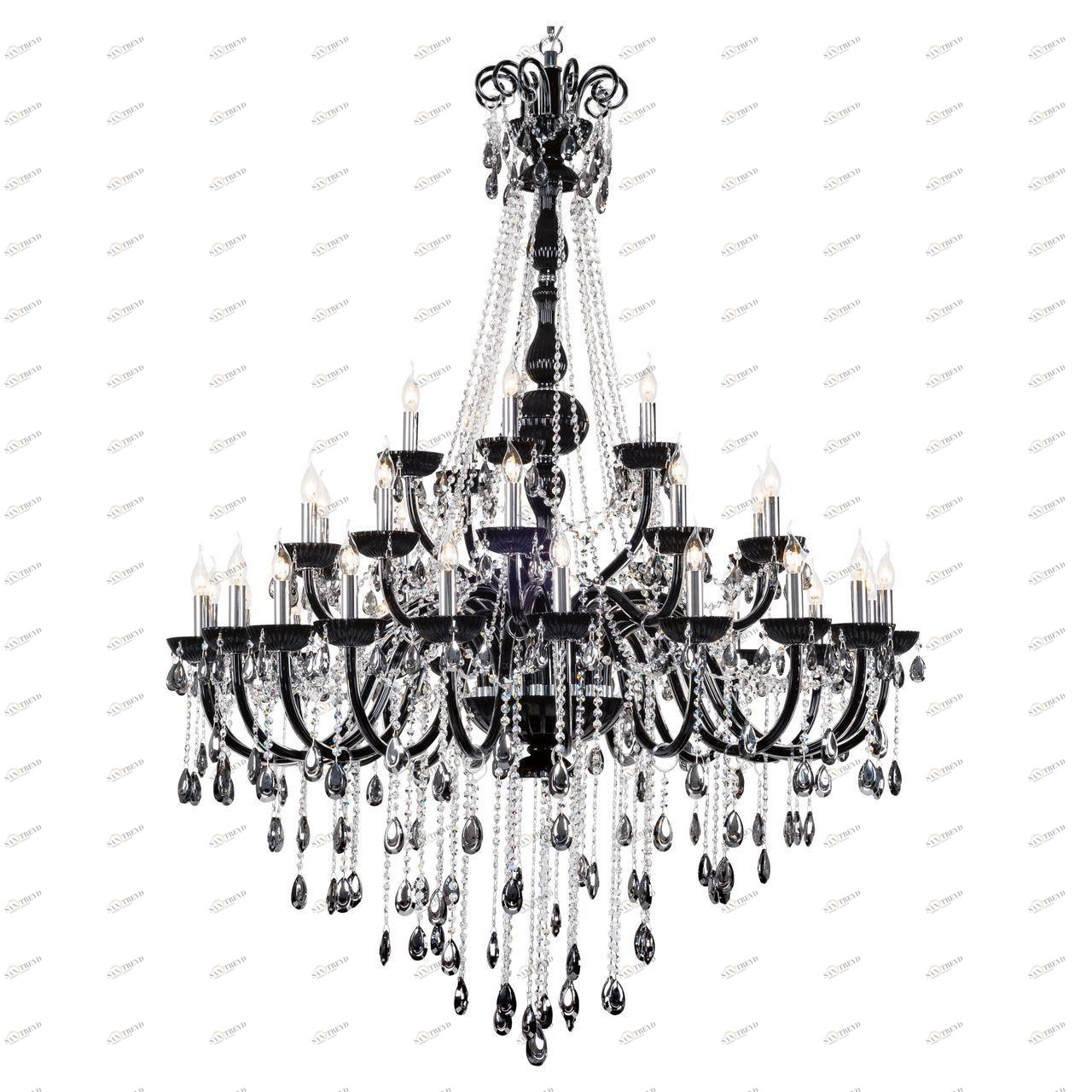 Подвесная люстра Spot Light Queen 9140354 черная SPOT LIGHT ДИЗАЙНЕРСКИЕ, QUEEN 109263 Черный 