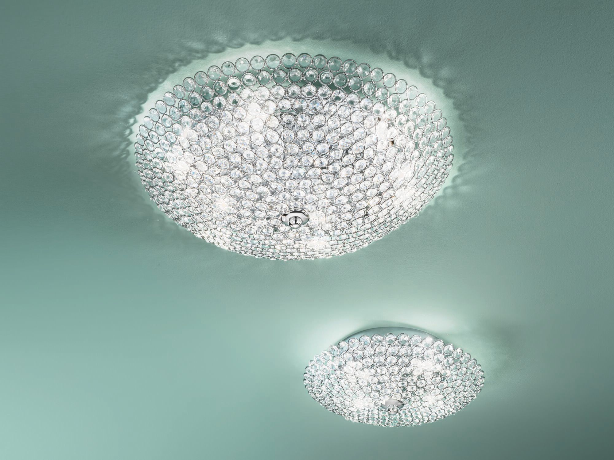Потолочный светильник с кристаллами Fan Europe Lighting окружающий свет дизайн ARCH-00115169