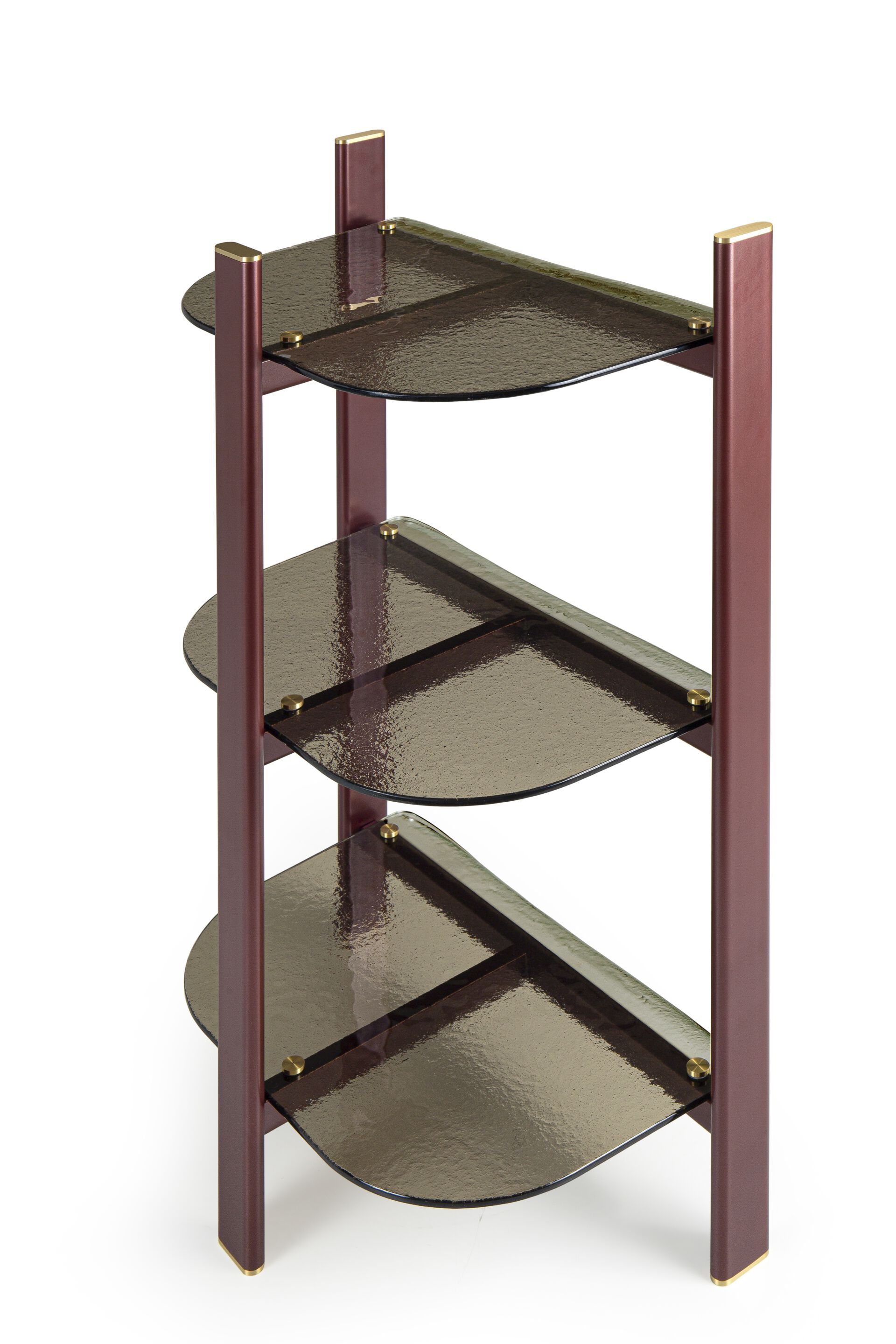 Отдельно стоящий книжный шкаф из металла и стекла Borzalino PETRA ARCH-00103714 - Вид №2