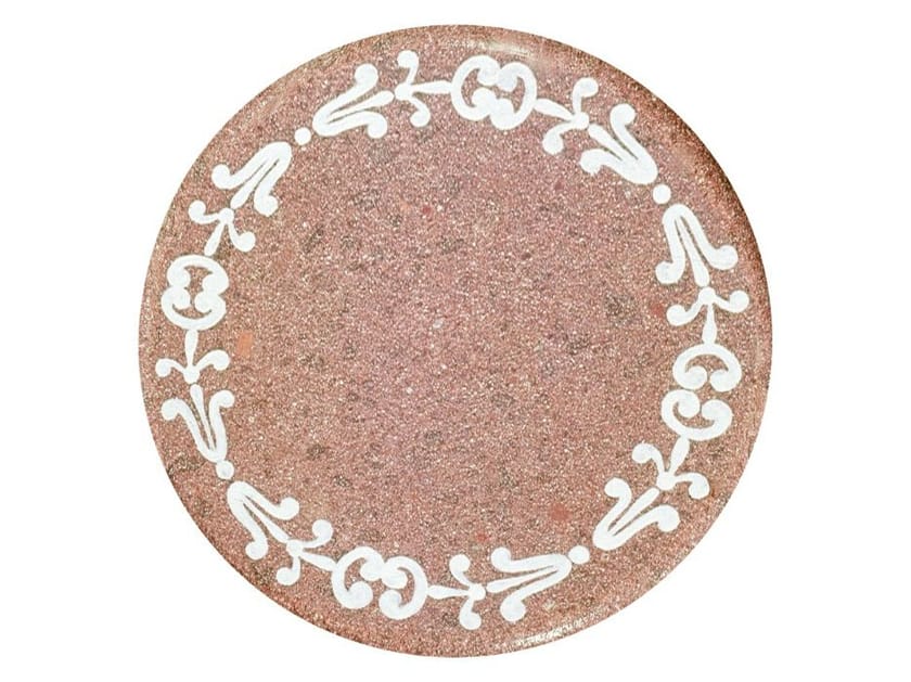 Круглый стол из лавового камня Grandi Maioliche Ficola классическая ARCH-00076424